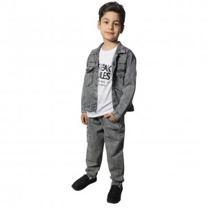 ست سه تیکه زغالی کودک کساء