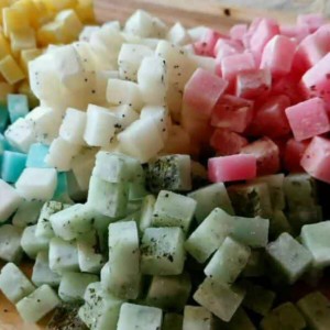 قند سفید نیشکر مخلوط 5 طعم (500 گرم)
