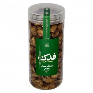 قند قهوه ای نیشکر طعم دار فدک سبز (450 گرم)