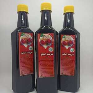 شربت آلبالو شکر نیشکری فدک (با ظرف 680گرم)