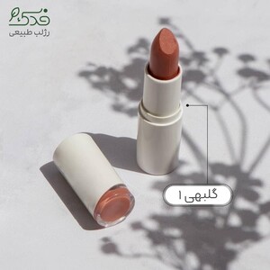 پک رژلب  کد 1 و لاک کد 1 نیکا (ست گلبهی و صدفی)