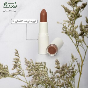 رژلب رولی نیکا (قهوه ای نسکافه ای کد 18)