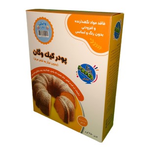 پودر کیک وانیلی وگان (بدون نیاز به تخم مرغ)