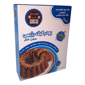 پودر کيک رژیمی شکلات تلخ  فدک (350 گرم)