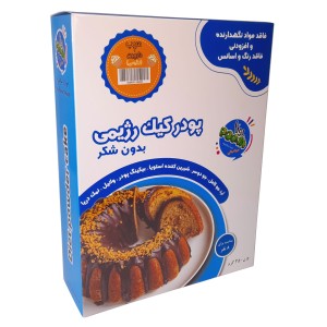 پودر کيک رژیمی سیب و دارچین  فدک (350 گرم)