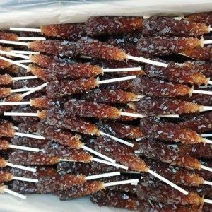 نبات قهوه ای نیشکری نی دار (400 گرم)