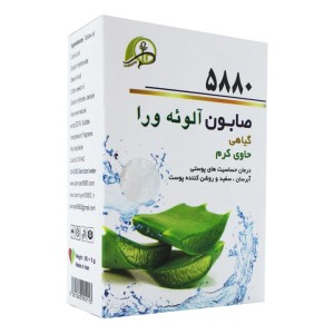 صابون آلوئه ورا حاوی کرم 5880 پرنیان (100 گرم)