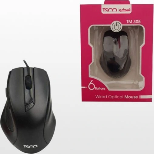 ماوس با‌سیم تسکو مدلTM 305 ا فلاح نت