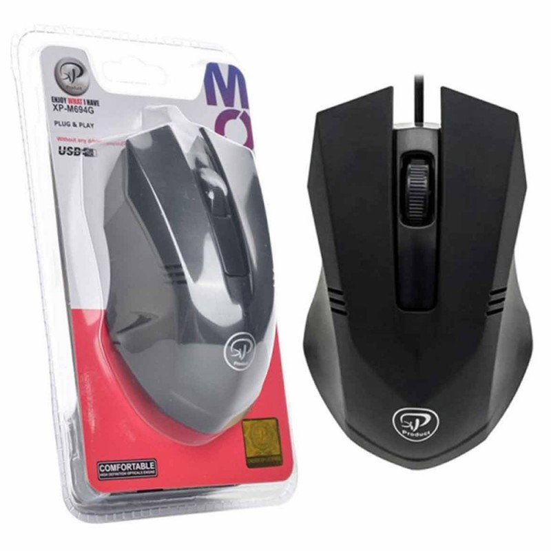 موس حرفه‌ای XP-Product مدل XP-M694G با اتصال USB و دقت نوری ا فلاح نت