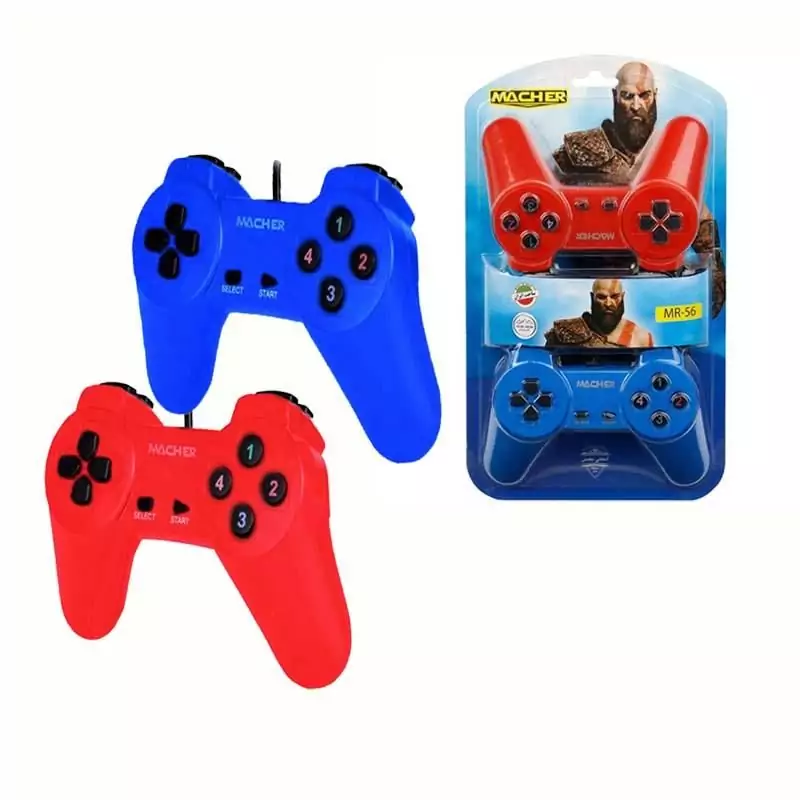 دسته بازی دوبل MACHER مدل 56 MR با عملکرد سریع و کنترل دقیق ا فلاح نت