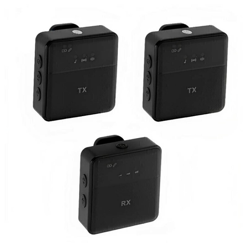 میکروفون یقه‌ای بی‌سیم دو کاربره مدل SX9 با کیفیت صدای استودیویی و حذف نویز هوشمندا فلاح نت