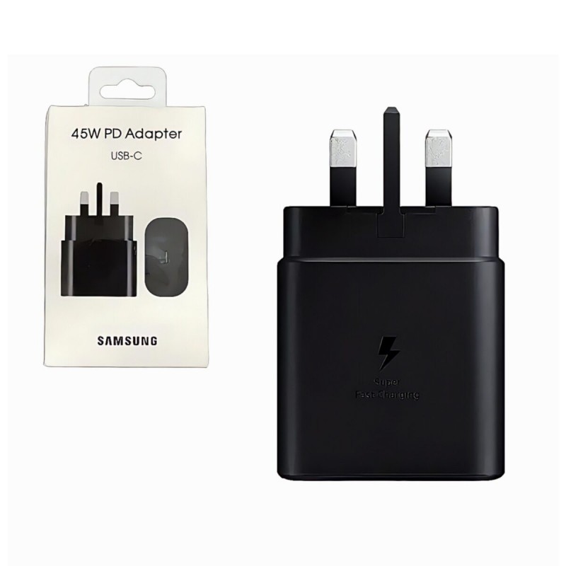 شارژر دیواری سامسونگ 4۵ وات مدل NB0009 با فناوری PD و پورت USB-C ا فلاح نت