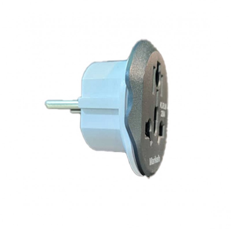 تبدیل دیواری سه به دو مارکن مدل K-R-M 20A - تبدیل ایمن و با کیفیت برای اتصال دستگاه‌های برقی ا فلاح نت