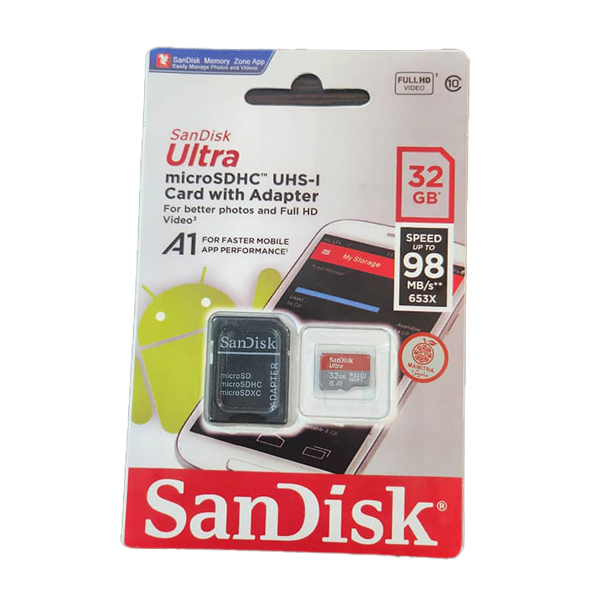 کارت حافظه 32GB SanDisk Ultra با سرعت انتقال فوق‌العاده ا فلاح نت