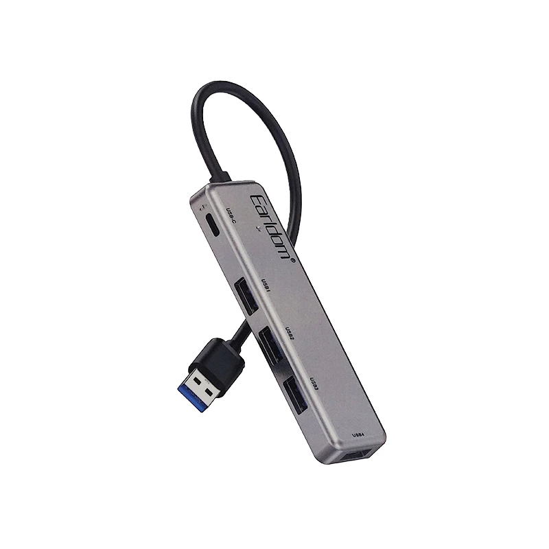 هاب USB چهار پورت Earldom مدل HUB12 با طراحی سبک و کارآمد ا فلاح نت