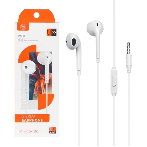 هندزفری سیمی استریو مدل U19 با صدای شفاف و طراحی ارگونومیک ا فلاح نت