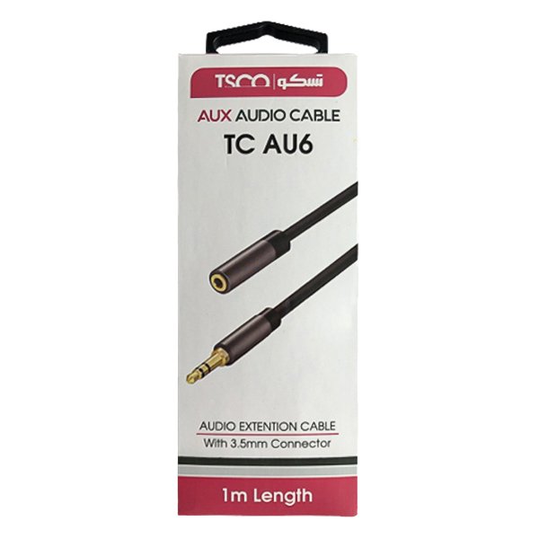 کابل افزایش طول AUX تسکو مدل TC-AU6 – طول 1 متر برای اتصال صدای با کیفیت ا فلاح نت
