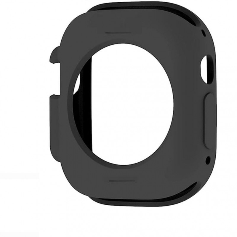 محافظ بدنه سیلیکونی اپل واچ 49mm – مقاوم، سبک و بادوام، مشکی ا فلاح نت