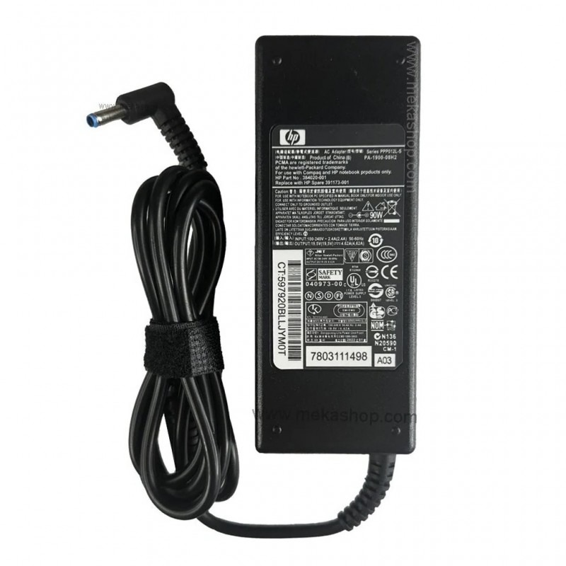 آداپتور لپ‌تاپ HP مدل A03 با خروجی 19.5 ولت و 4.62 آمپر- توان 90 وات ا فلاح نت