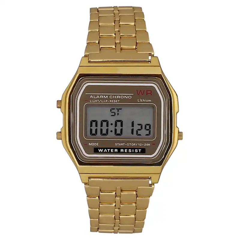 ساعت مچی دیجیتال  WR Lithium با باتری لیتیوم- رزگلدا فلاح نت