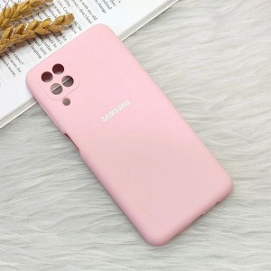 کاور سیلیکونی مدل COQUE EN SILICON مناسب برای گوشی موبایل سامسونگGalaxy A12 / M12 -سرخابی ا فلاح نت