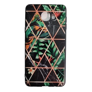 کاور سیلیکونی طرح برگ درخت مناسب گوشی سامسونگ Galaxy C7 Pro – محافظ سبک و ضد ضربه ا فلاح نت