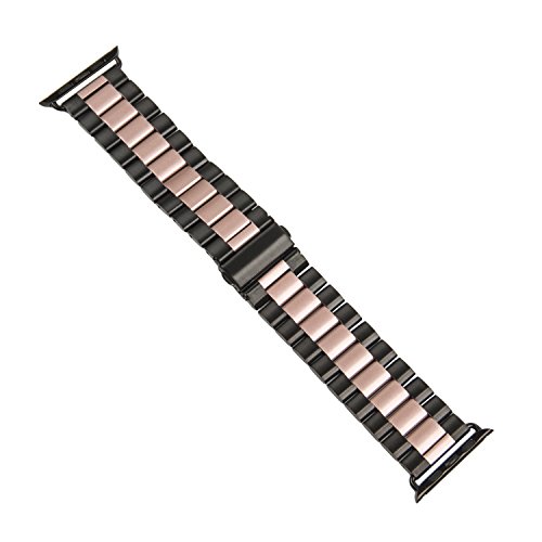 بند استیل مردانه مدل Goui طرح رولکسی مناسب اپل واچ سایز 42/44/45/49 میلی‌متر ا فلاح نت