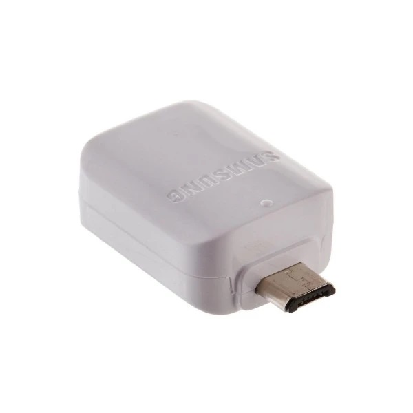 مبدل OTG micro usb سامسونگ ، اتصال سریع و آسان دستگاه‌ها به گوشی و تبلت - سفید ا فلاح نت