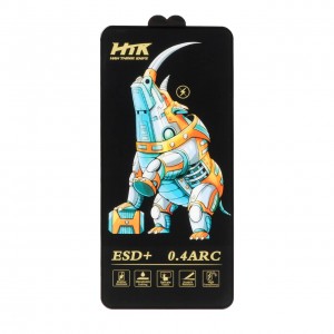 محافظ صفحه نمایش شیشه‌ای تمام(گلس) برند HTK برای Redmi note 13 pro و poco M6 pro ا فلاح نت