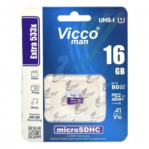 کارت حافظه microSDHC UHS-I U1 ویکومن، ظرفیت 16 گیگابایت – GRM ا فلاح نت