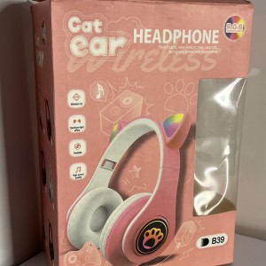 هدفون بی سیم وایرلس گوش گربه ای مدل Cat Ear B39 ا فلاح نت