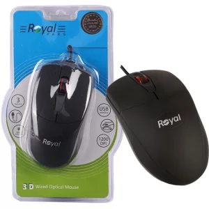 ماوس سیم دار Royal RM-205، مناسب برای کاربری روزمره و حرفه‌ای ا فلاح نت