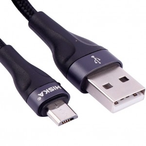 کابل میکرو USB HISKA مدل LX-830، فست شارژ 5 آمپر، 1 متر ا فلاح نت