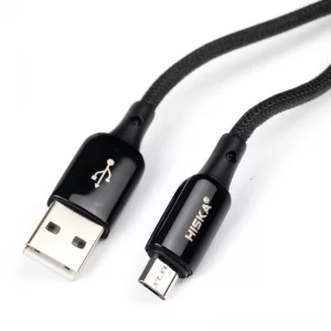 کابل میکرو USB فست شارژ HISKA مدل LX-831 با شدت جریان 5 آمپر و طول 1 متر ا فلاح نت