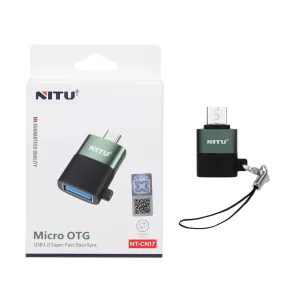 تبدیل OTG نیتو MicroUSB به USB مدلNT-CN17  ا فلاح نت