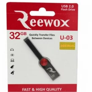 فلش مموری Reewox مدل U-03 ظرفیت 32 گیگابایت، ایده‌آل برای ذخیره‌سازی روزانه ا فلاح نت