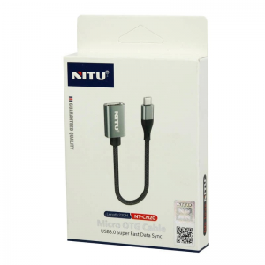 کابل OTG میکرو USB نیتو مدل Nitu OTG CN20 با سرعت USB 3.0ا فلاح نت