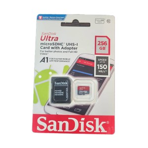 کارت حافظه 256 گیگابایت SanDisk Ultra با سرعت بالا و عملکرد فوق‌العاده مناسب برای فیلم‌برداری 4K و ذخیره‌سازی پیشرفته ا فلاح نت