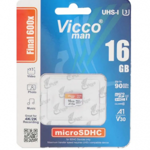 کارت حافظه microSDHC ویکومن مدل FINAL 600X ظرفیت 16 گیگابایت – سرعت بالا و کارایی بی‌نظیر برای ذخیره‌سازی داده‌ها ا فلاح نت