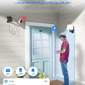 دوربین مداربسته بی‌سیم Reolink مدل Argus 2E با کیفیت تصویر 1080p و دید در شب ا فلاح نت