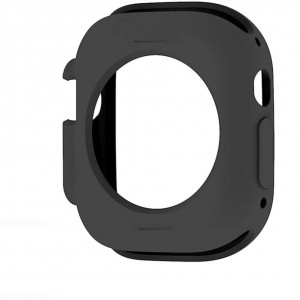 محافظ بدنه سیلیکونی اپل واچ 49mm – مقاوم، سبک و بادوام، مشکی ا فلاح نت