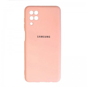 کاور سیلیکونی با کیفیت High Copy ویژه سامسونگ Galaxy A12 | M12 | F12 - رنگ یاسی فلاح نت