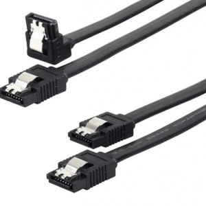 کابل دیتا SATA 3 مدل 12CF1، سرعت 6Gb/s، طول 50 سانتی‌متر – پک 2 عددی ا فلاح نت