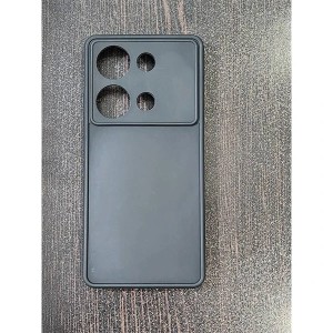 کاور سیلیکونی ضدضربه مشکی مناسب برای شیائومی Redmi Note 13 Pro 4G و Poco M6 Pro 4Gا فلاح نت