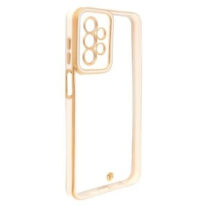 کاور ضد ضربه مدل الکتروپلیتینگ مناسب برای گوشی موبایل سامسونگGalaxy A23 - سفید طلایی ا فلاح نت