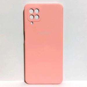 کاور سیلیکونی مدل COQUE EN SILICON مناسب برای گوشی موبایل سامسونگGalaxy A12 / M12 -آبی کاربنی ا فلاح نت