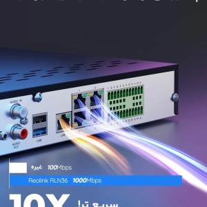 ضبط‌کننده تحت شبکه ۳۶ کاناله رئولینک مدل RLN36-410 – پشتیبانی از دوربین تا ۱۲ مگاپیکسل ا فلاح نت