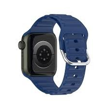 بند سیلیکونی سرمه ای  اپل واچ - مقاوم، راحت و سازگار با سایزهای 42، 44، 45 و 49 میلی‌متر ا فلاح نت