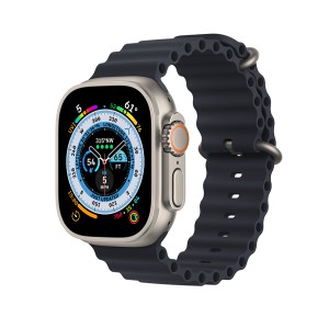 بند سیلیکونی مشکی اپل واچ - مقاوم، راحت و سازگار با سایزهای 42، 44، 45 و 49 میلی‌متر ا فلاح نت