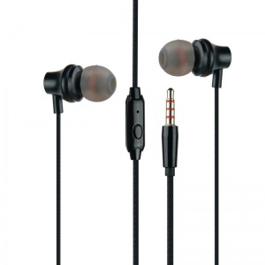 هندزفری سیمی HISKA مدل HK-739 با صدای شفاف و طراحی ارگونومیک- مشکی ا فلاح نت